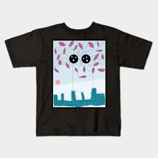 Kids Feathers and Flight Stick Figure Kids T-Shirt